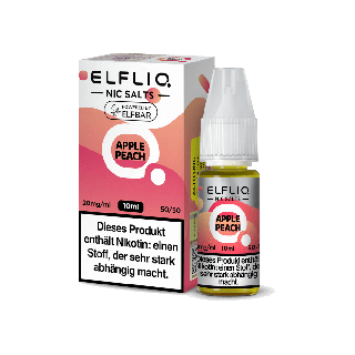 Elfliq by ELFBAR Apple Peach Nicsalt Liquid 10ml