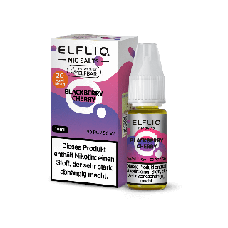 Elfliq by ELFBAR Blackberry Cherry Nicsalt Liquid 10ml