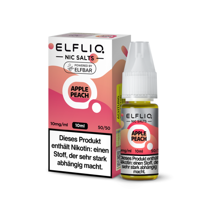 Elfliq by ELFBAR Apple Peach Nicsalt Liquid 10mg/ml