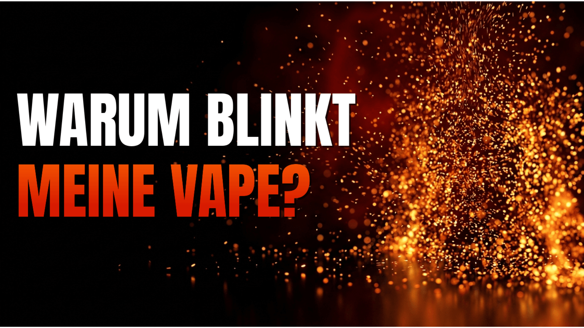 Hilfe & Entsorgung: Was tun wenn die Vape blinkt?